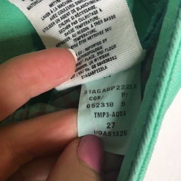 Anthro Pilcro & the Letterpress 27 Stet Capris 649 - Picture 7 of 7